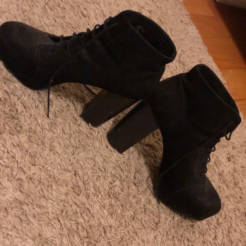 H&M faux Jeffery Campbell boots